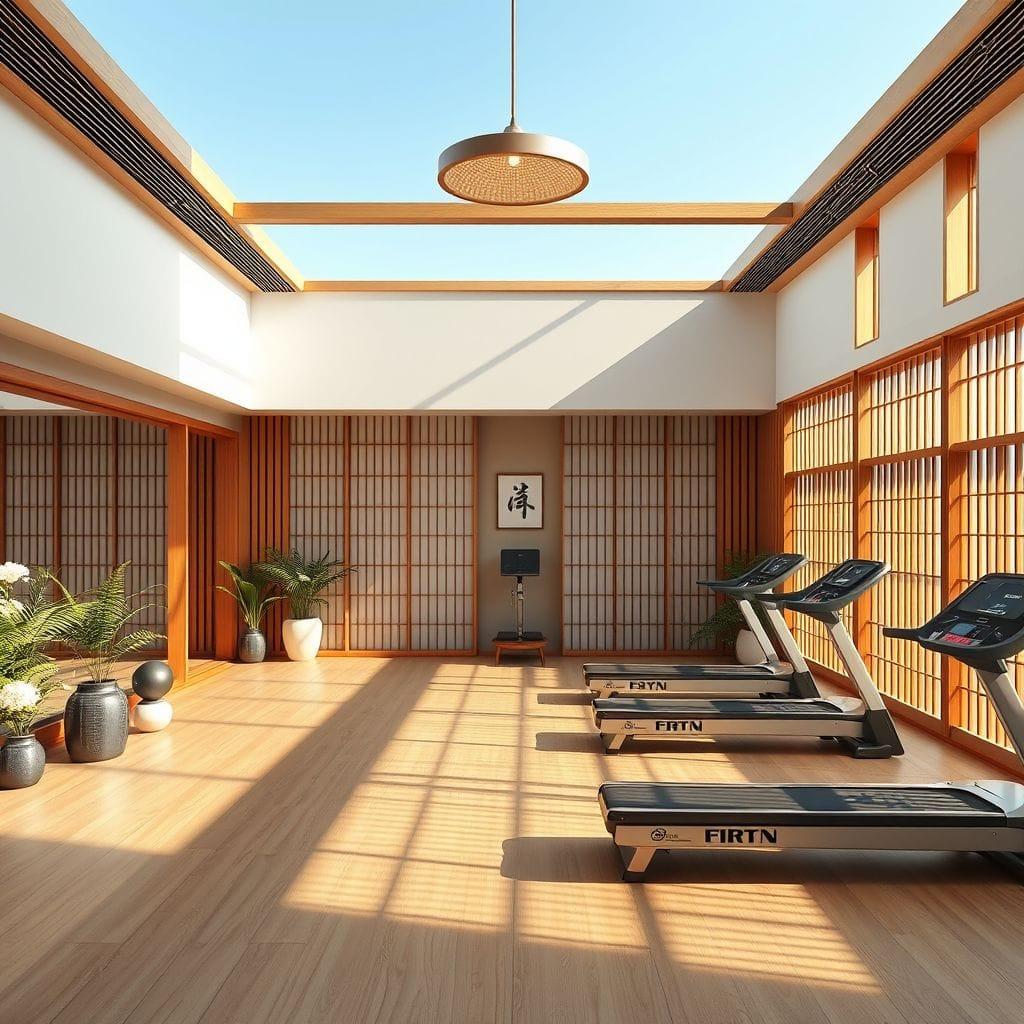 Japandi Gym design example 4