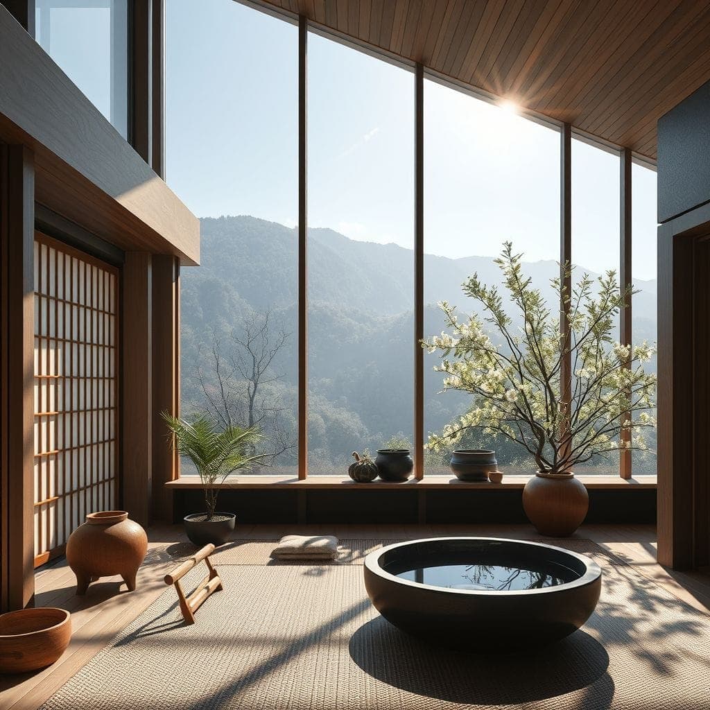 Japandi Onsen design example 1