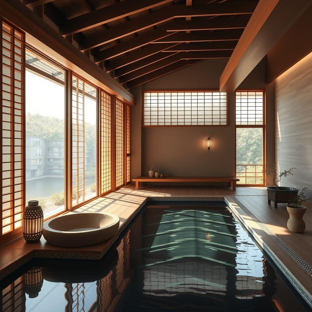 Japandi Onsen design example 3