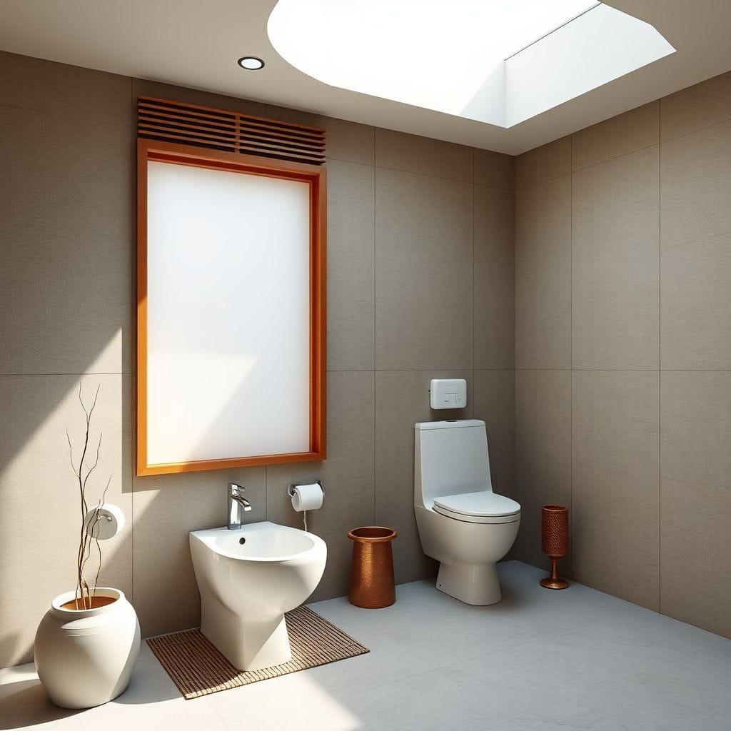 Japandi Toilet design example 1
