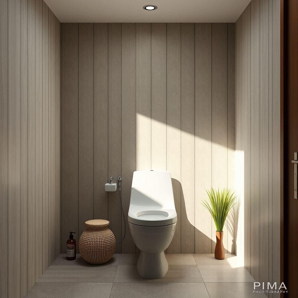 Japandi Toilet design example 2