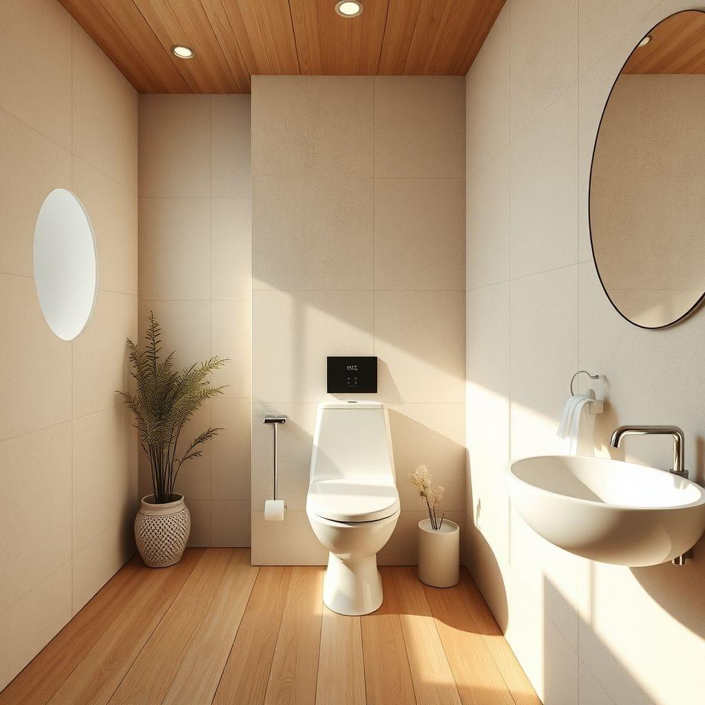 Japandi Toilet design example 3