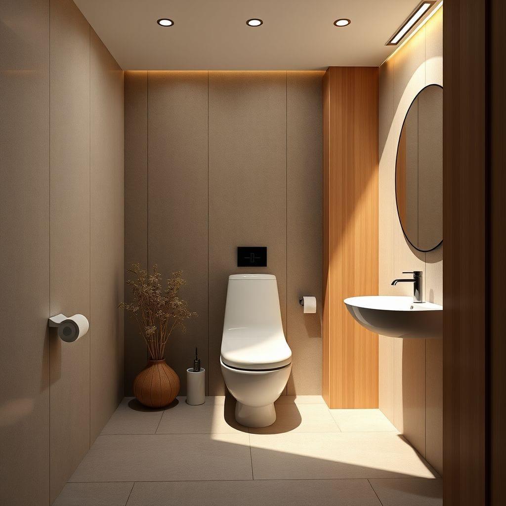 Japandi Toilet design example 4