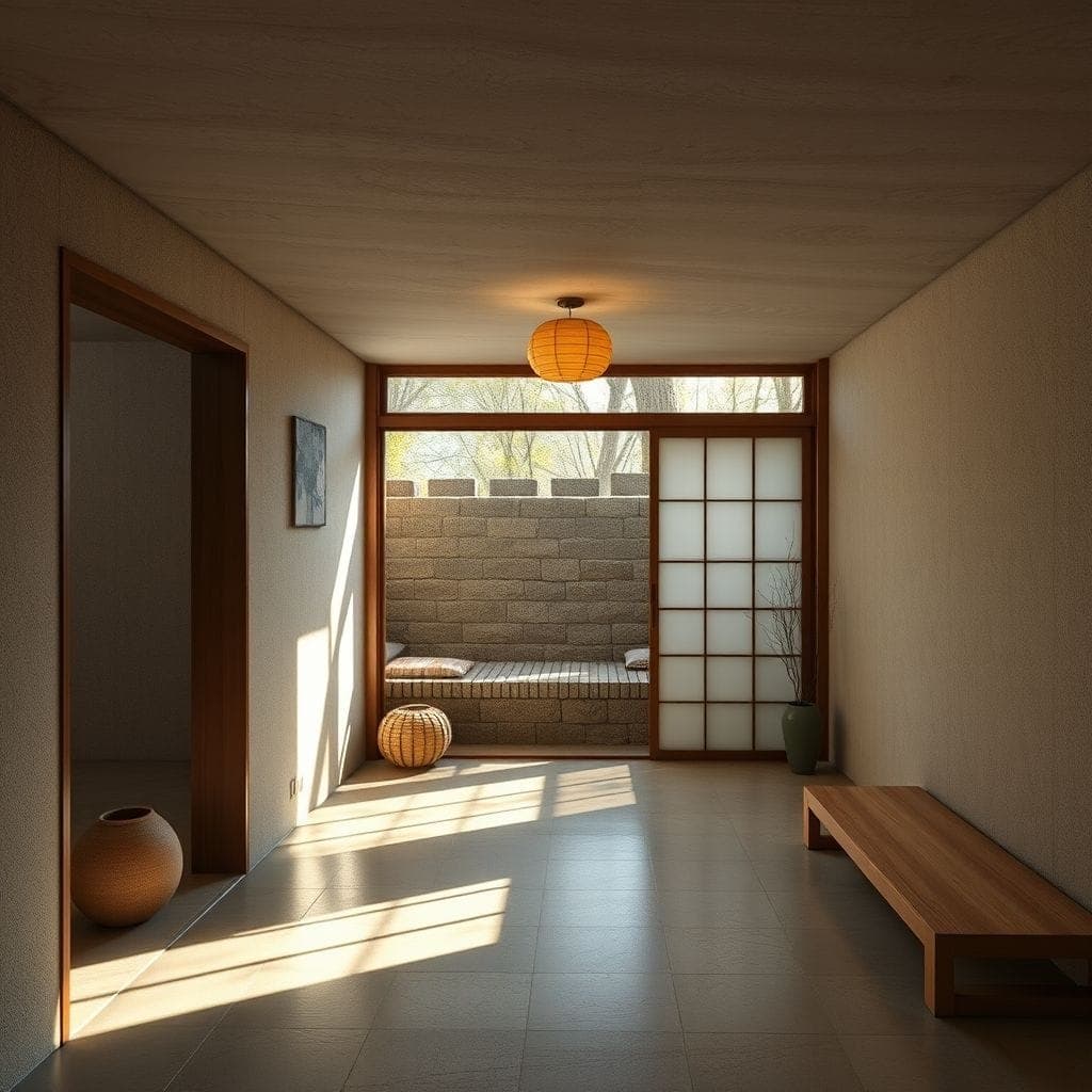 Japanese Design Basement design example 1