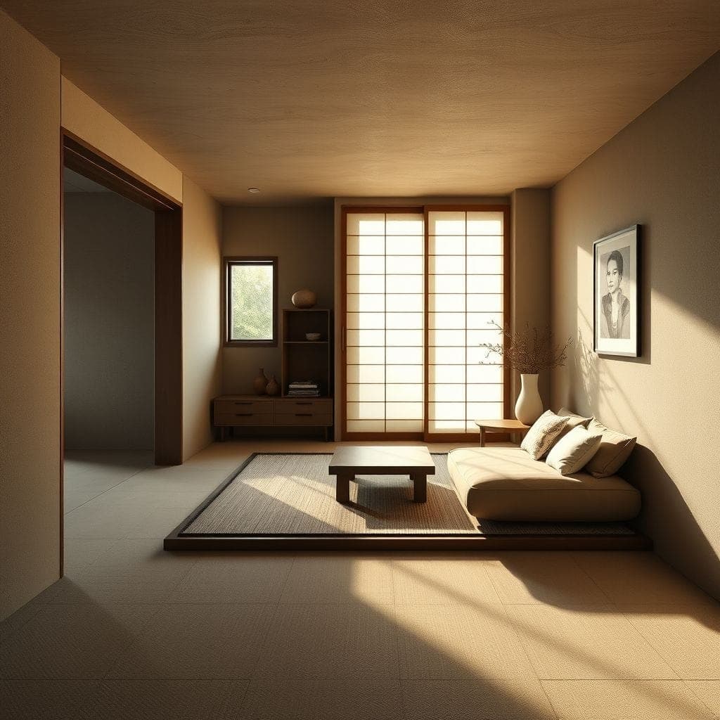 Japanese Design Basement design example 4