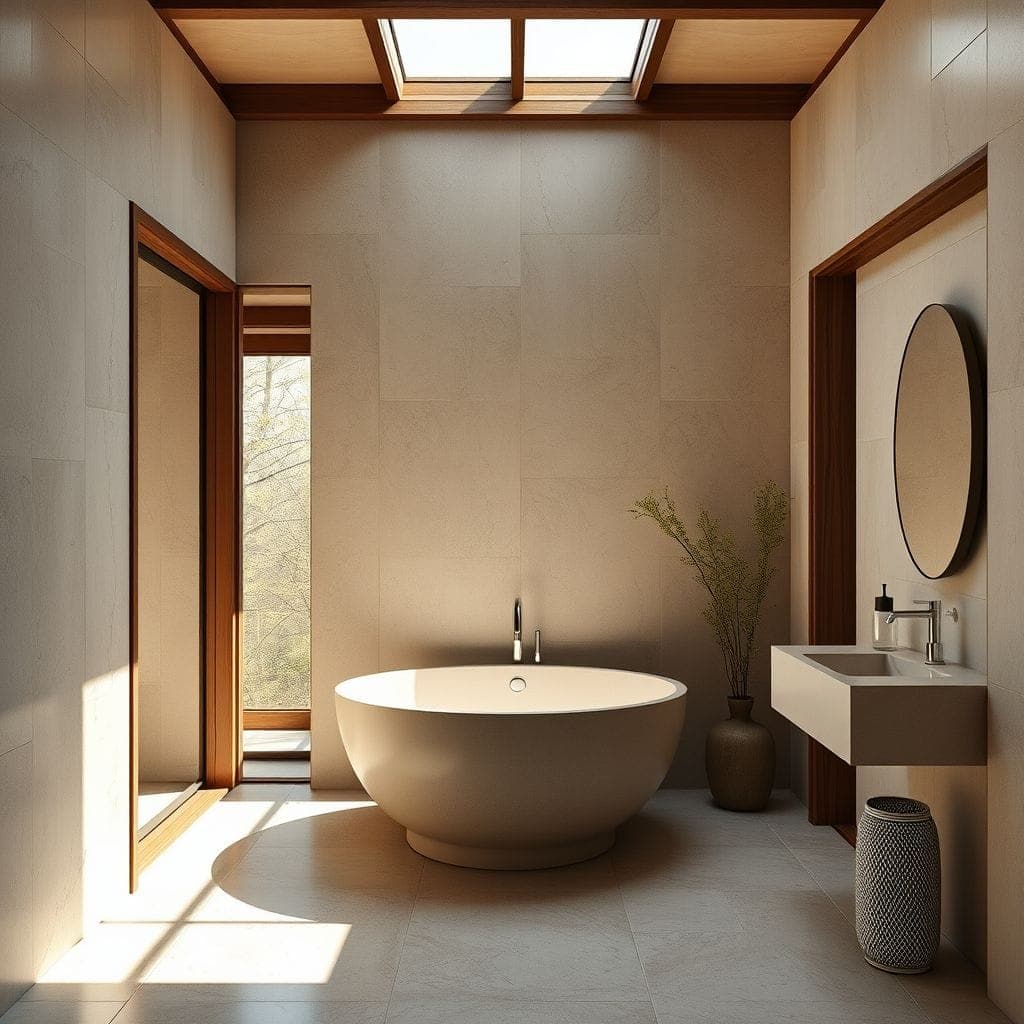 Japanese Design Bathroom design example 3