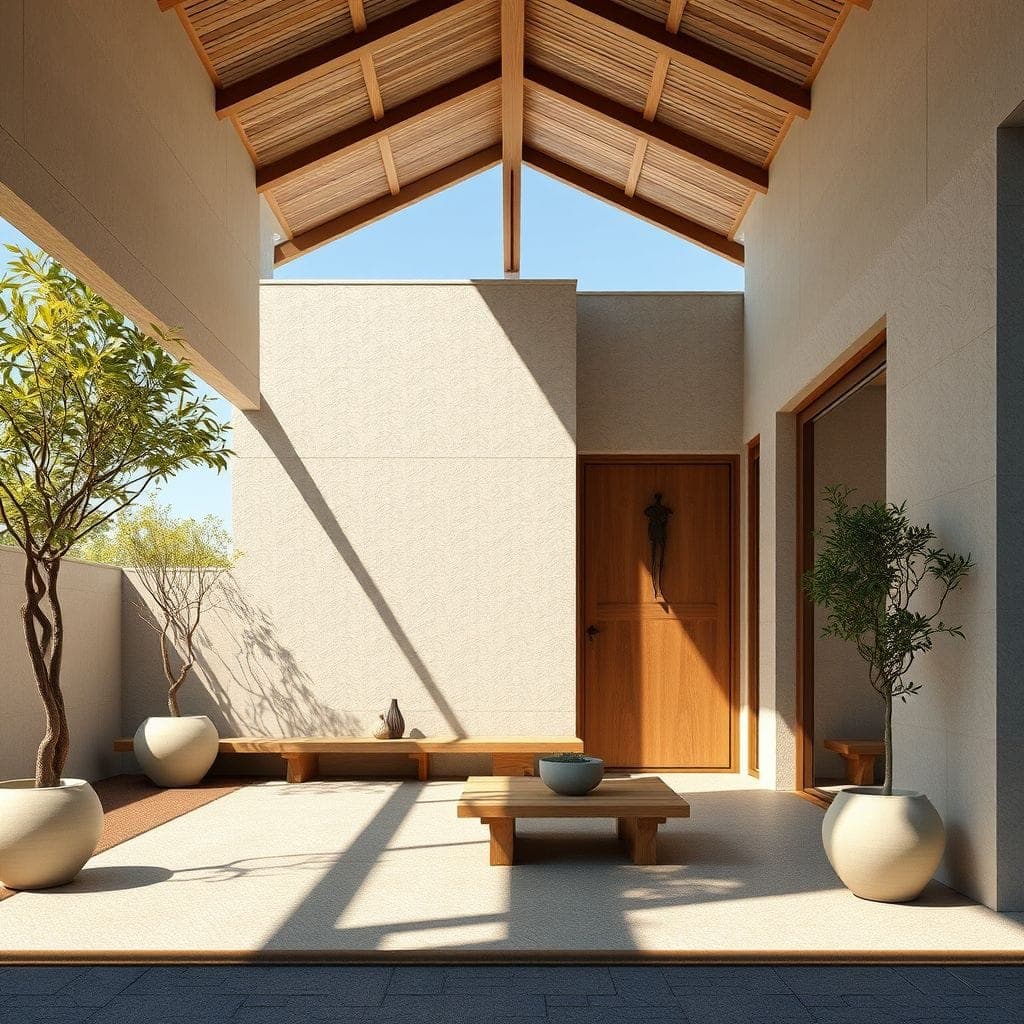 Japanese Design Carport design example 1