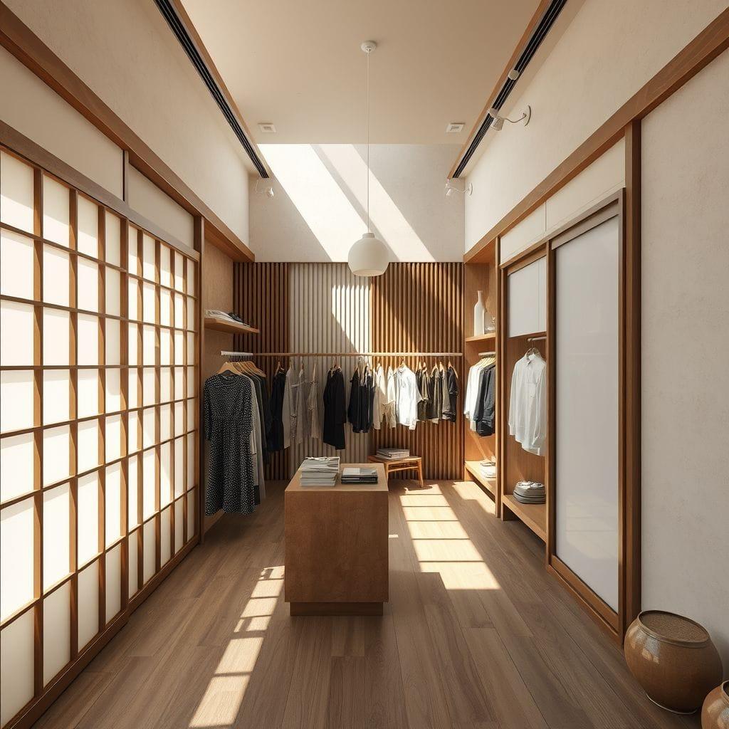 Japanese Design Clothing Store design example 1