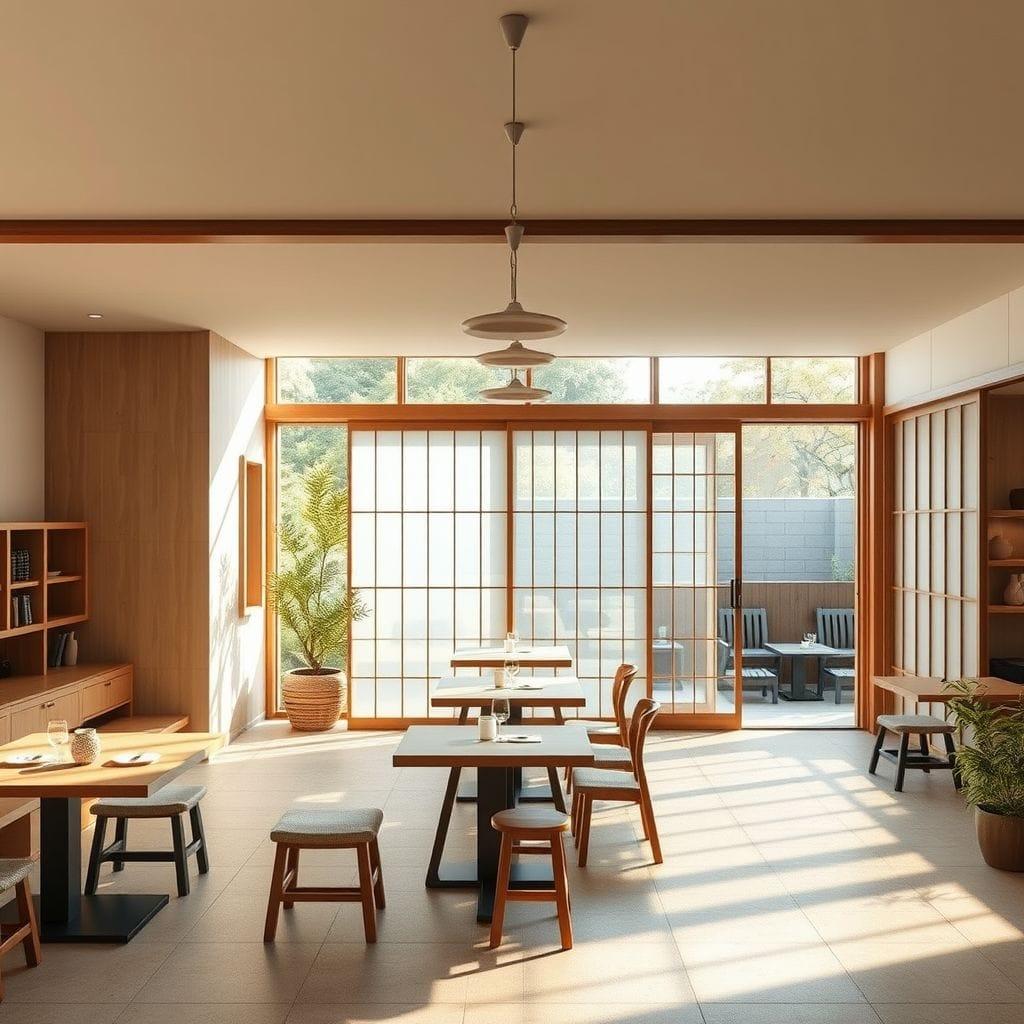 Japanese Design Coffee Shop design example 2