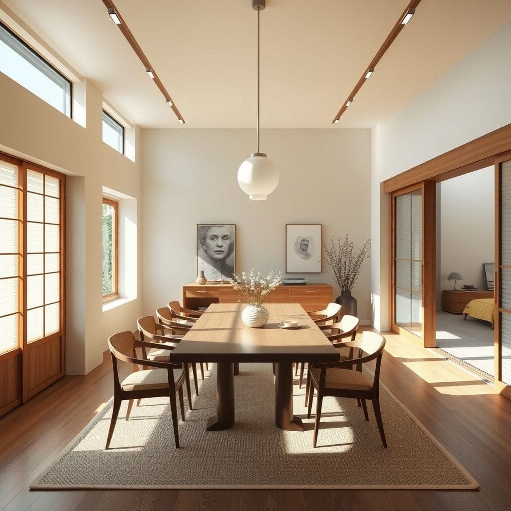 Japanese Design Dining Room design example 4