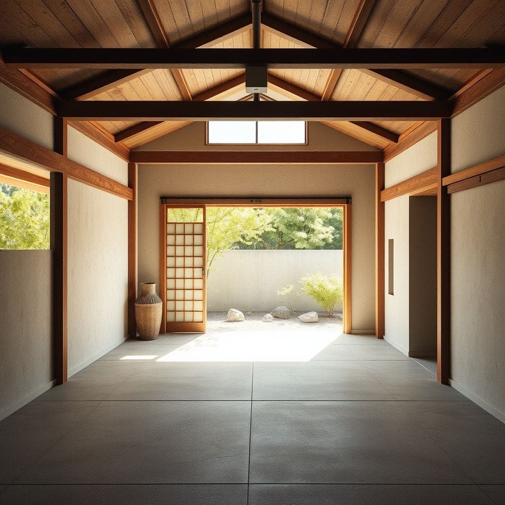 Japanese Design Garage design example 1