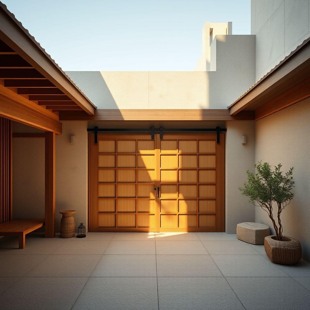 Japanese Design Garage design example 3