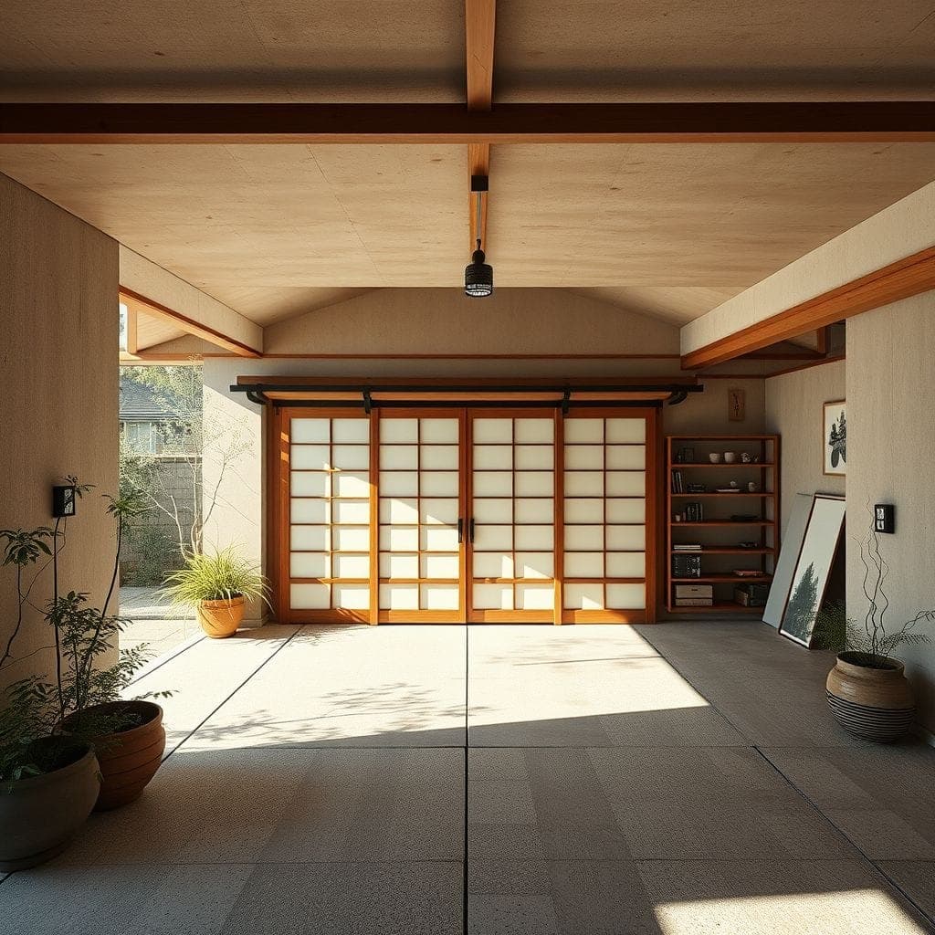 Japanese Design Garage design example 4