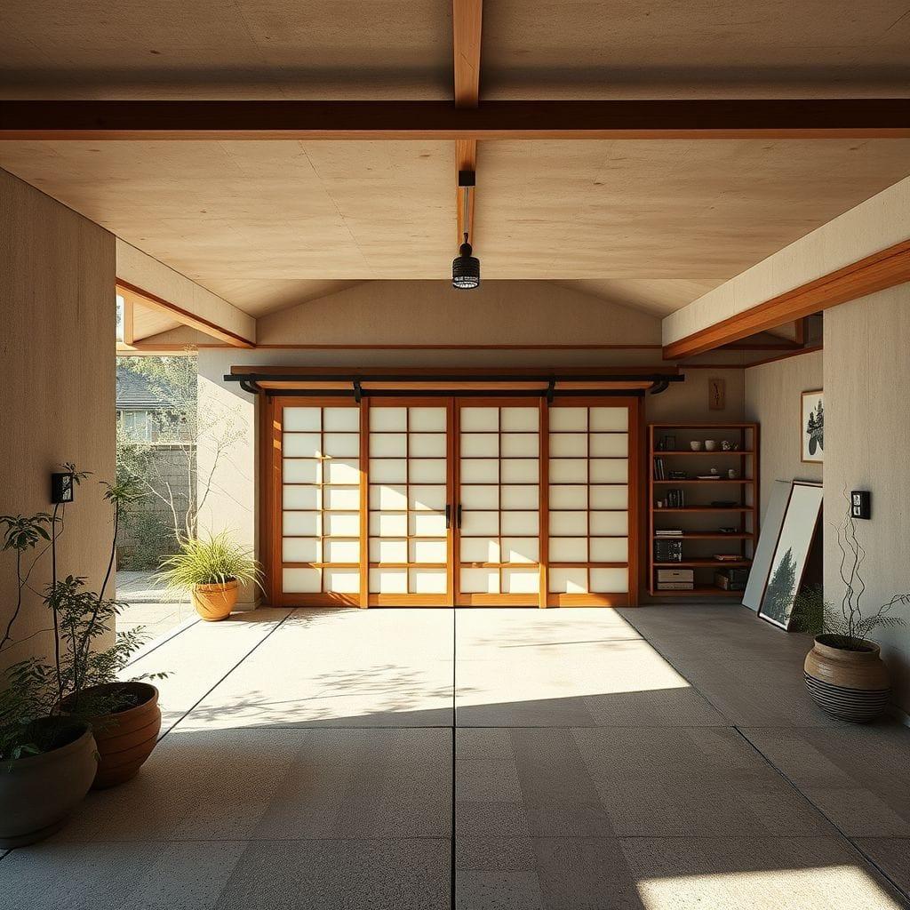 Japanese Design Garage design example 4