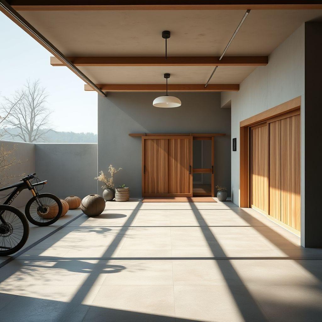 Japanese Design Garage Gym design example 3