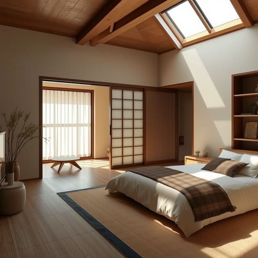 Japanese Design Guest Room design example 1