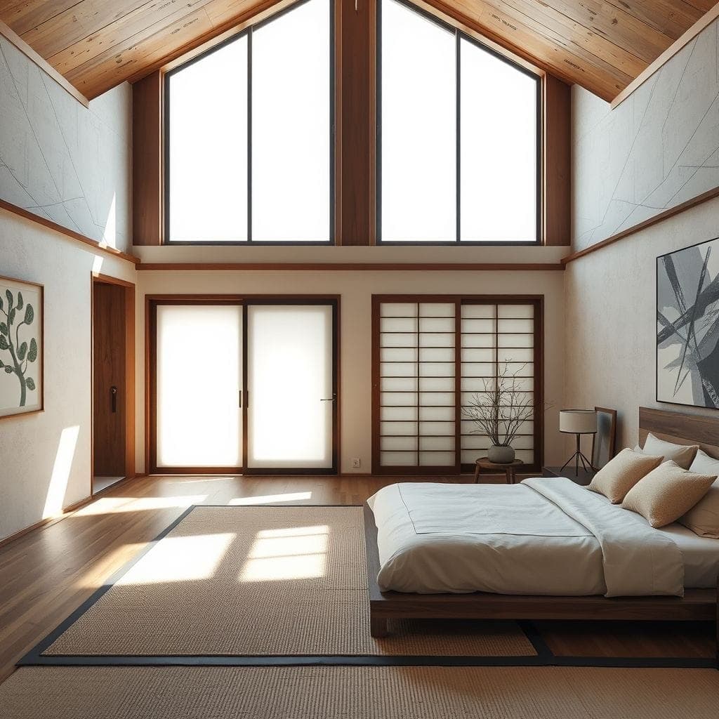 Japanese Design Guest Room design example 3