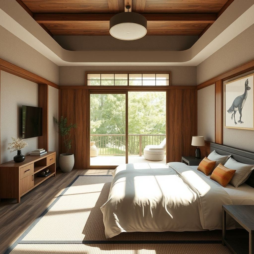 Japanese Design Guest Room design example 4