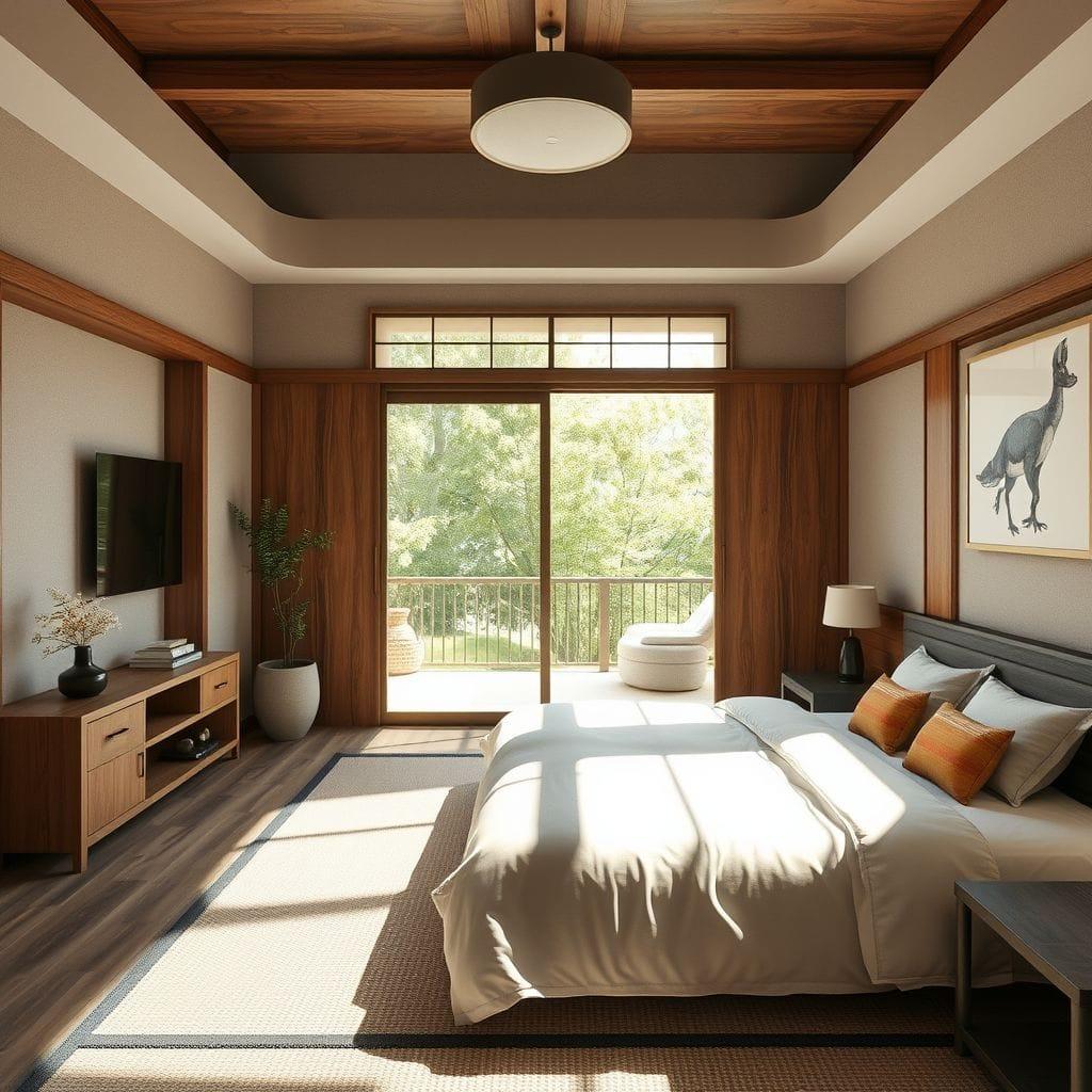 Japanese Design Guest Room design example 4