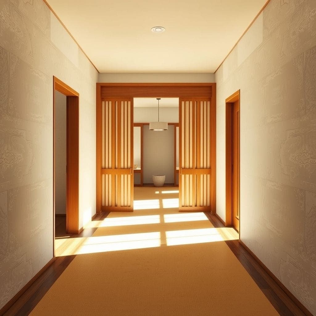 Japanese Design Hallway design example 2
