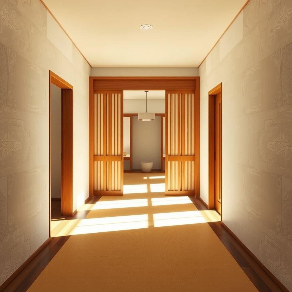Japanese Design Hallway design example 2