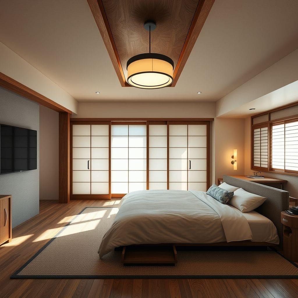 Japanese Design Hotel Room design example 4