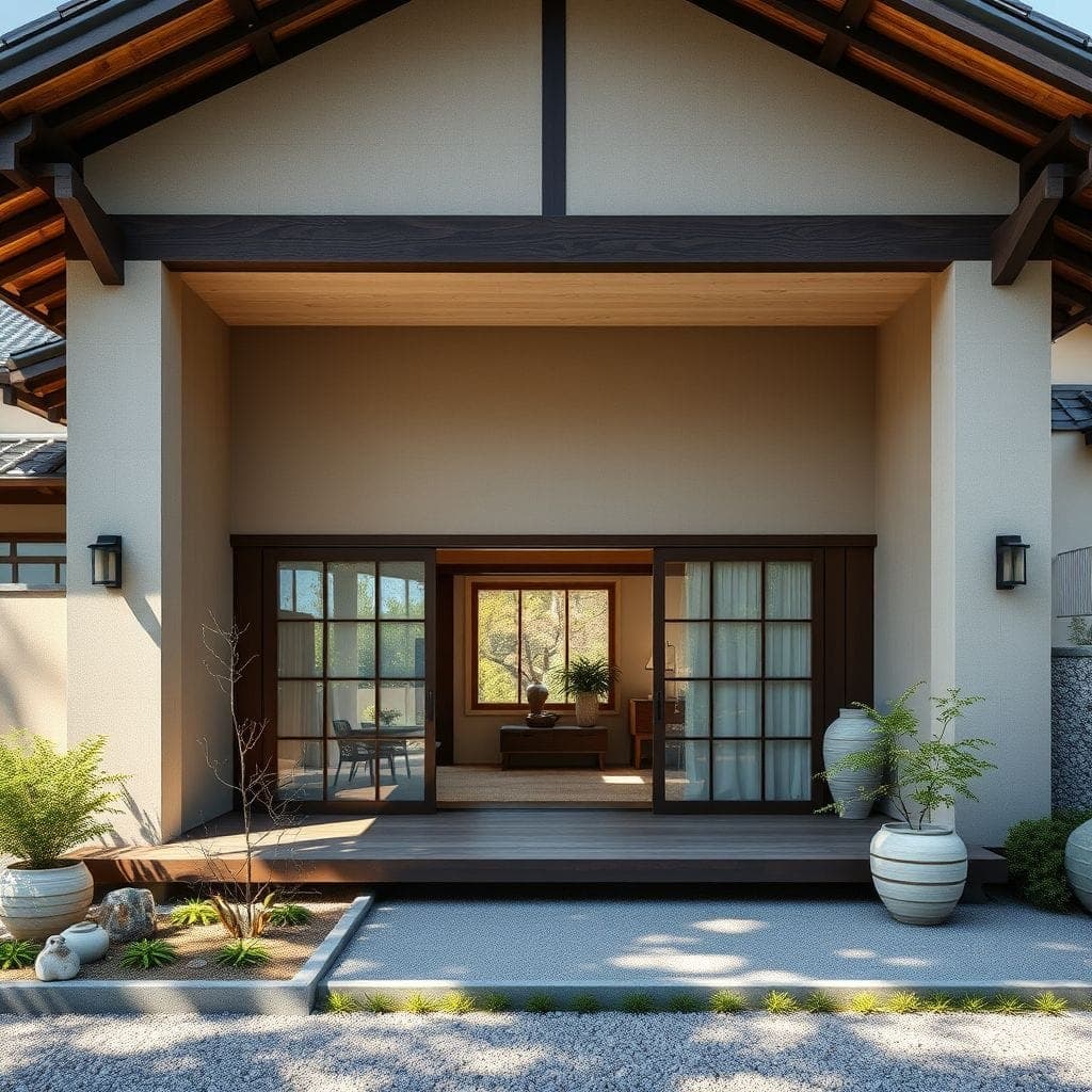 Japanese Design House Exterior design example 3