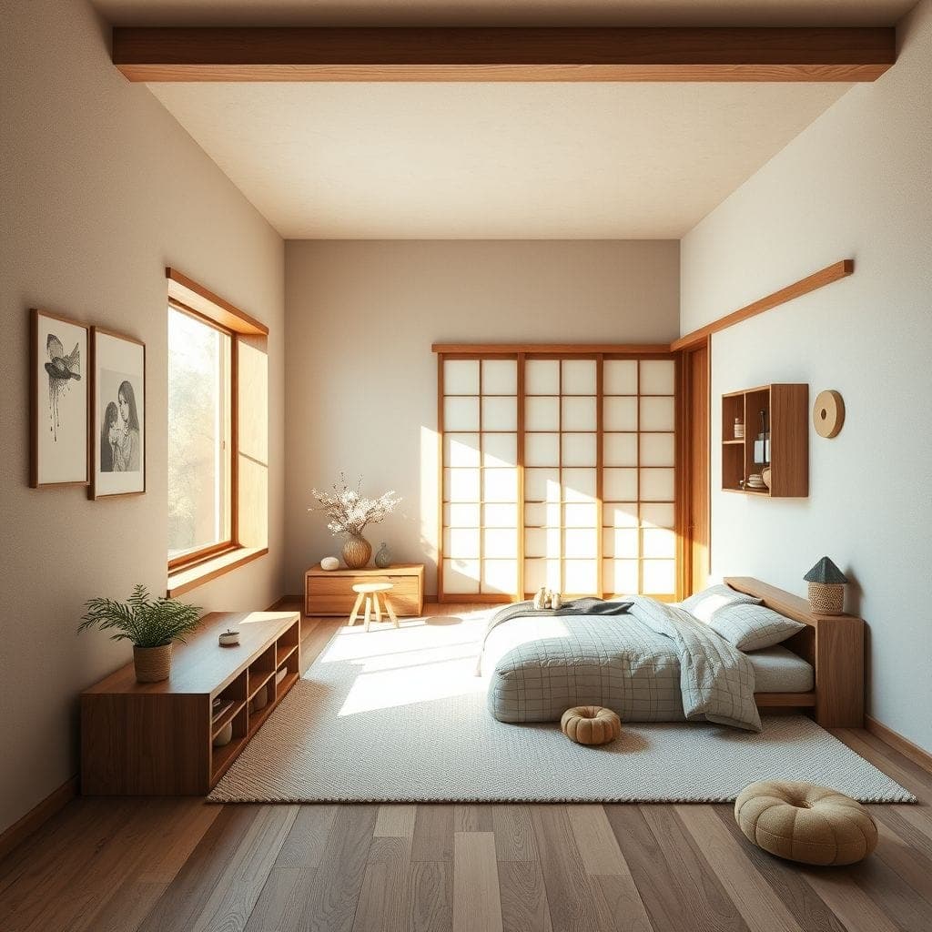Japanese Design Kids Room design example 3