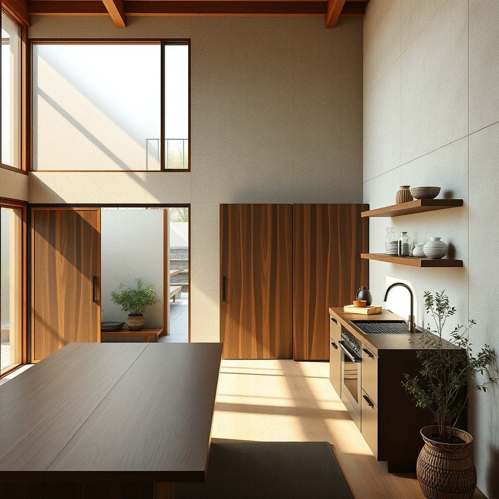 Japanese Design Kitchen design example 1
