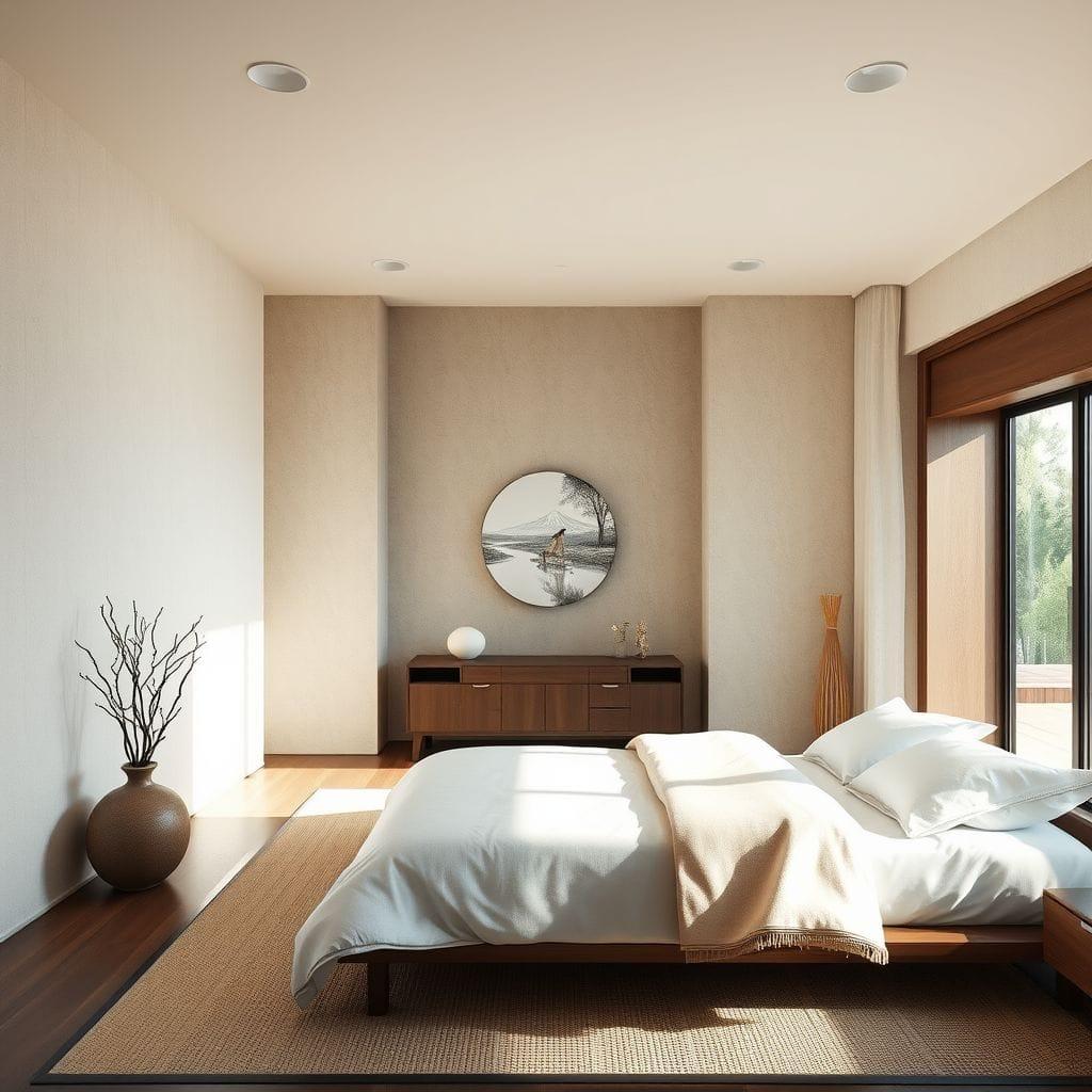 Japanese Design Master Bedroom design example 1