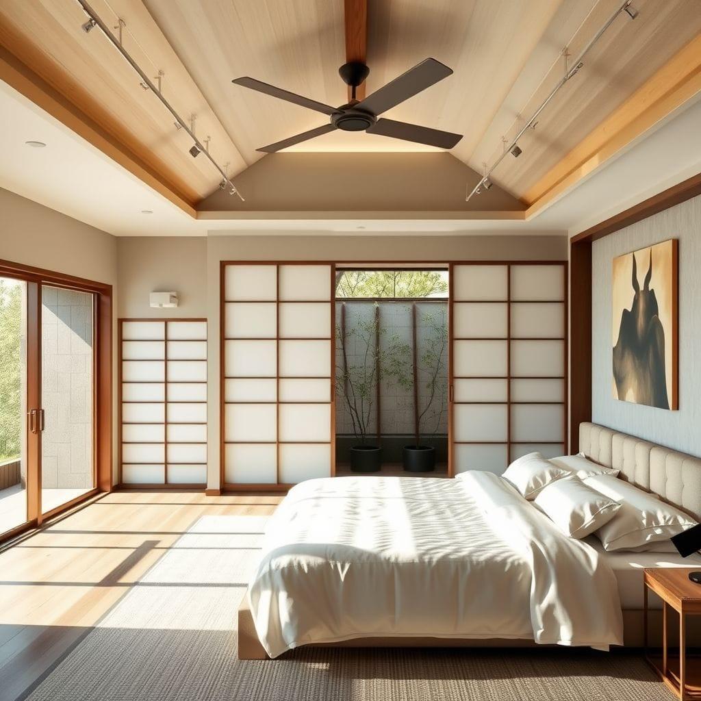 Japanese Design Master Bedroom design example 3