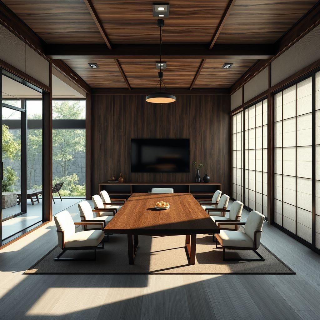 Japanese Design Meeting Room design example 2