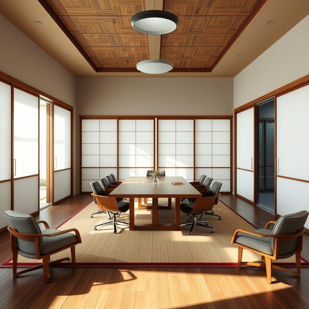 Japanese Design Meeting Room design example 3