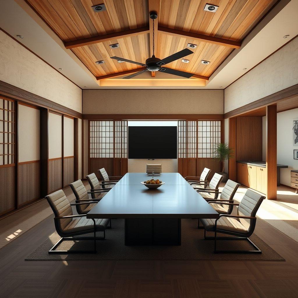 Japanese Design Meeting Room design example 4