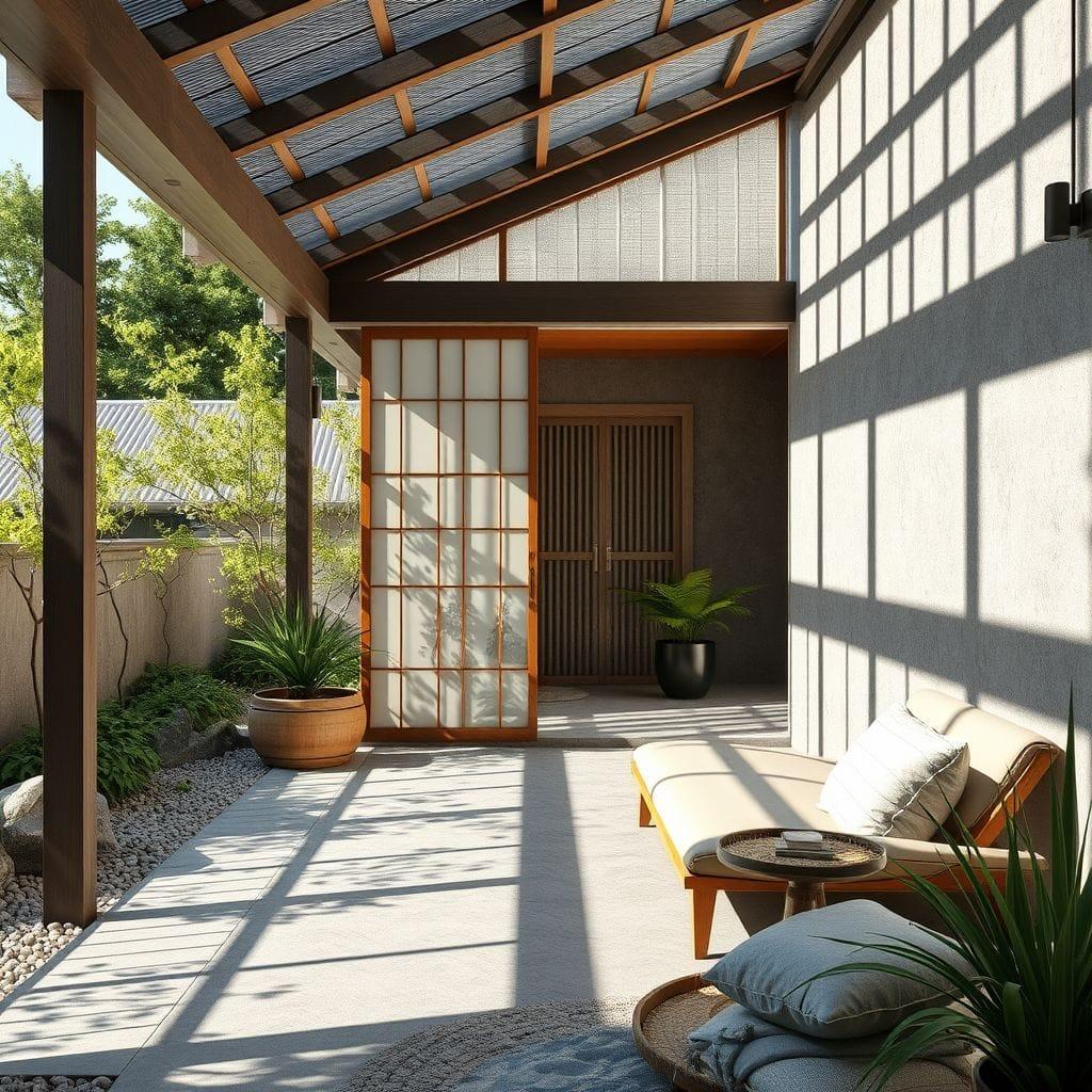 Japanese Design Outdoor Garden design example 1