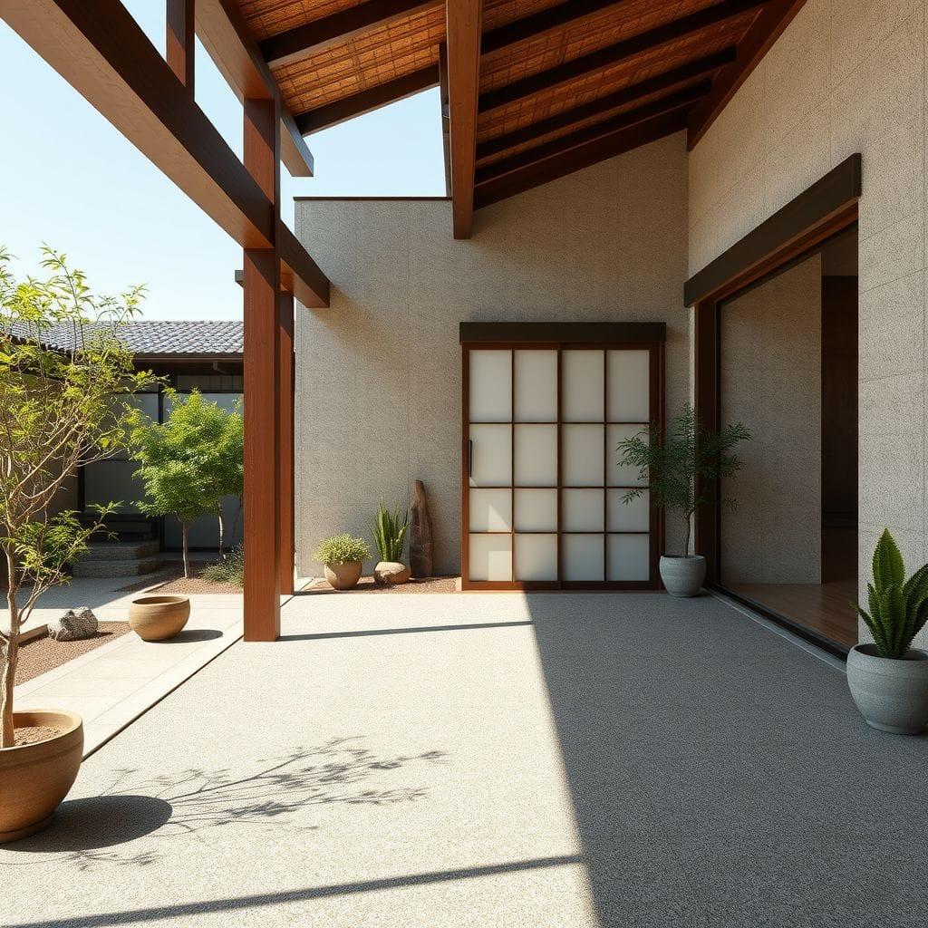 Japanese Design Outdoor Garden design example 2