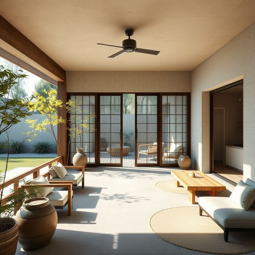 Japanese Design Outdoor Patio design example 4