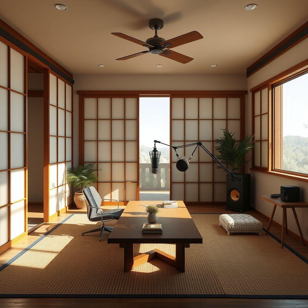 Japanese Design Podcast Studio design example 4