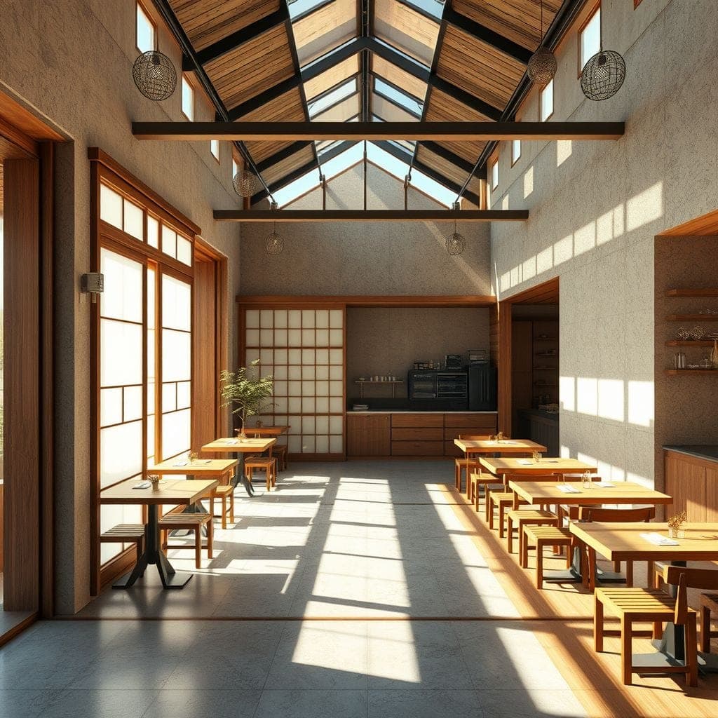 Japanese Design Restaurant design example 2