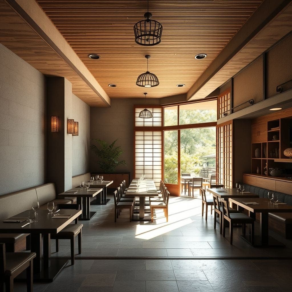 Japanese Design Restaurant design example 4