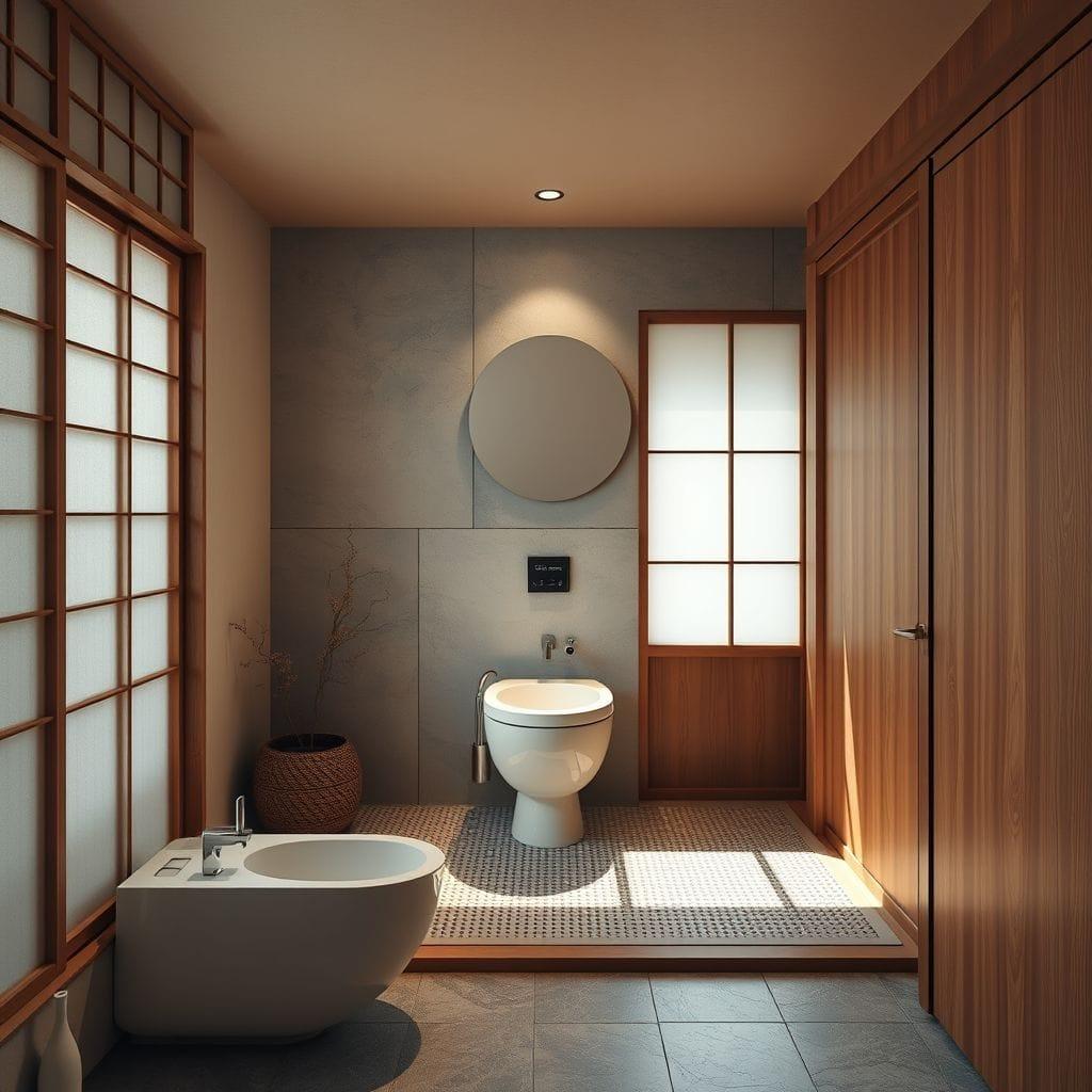 Japanese Design Toilet design example 3