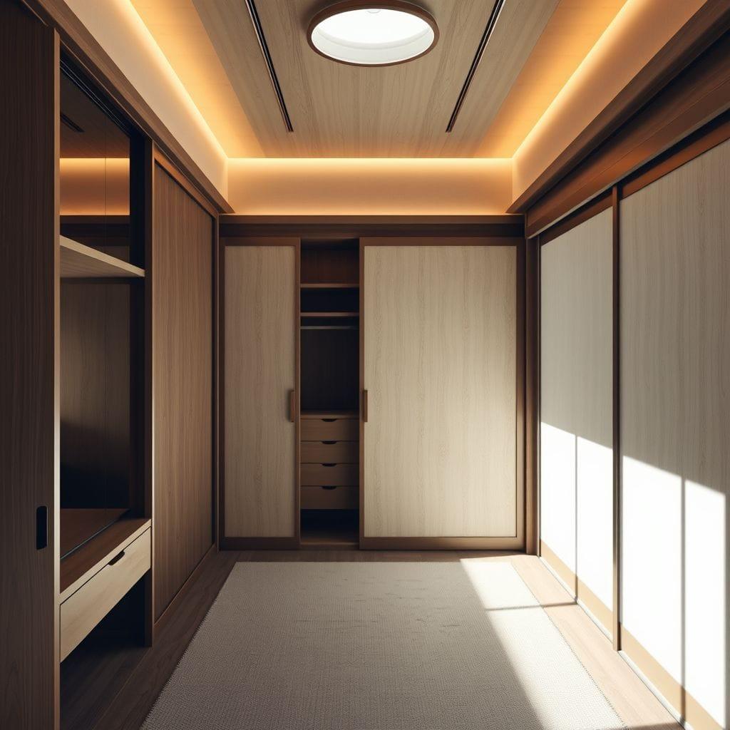 Japanese Design Walk-in Closet design example 2