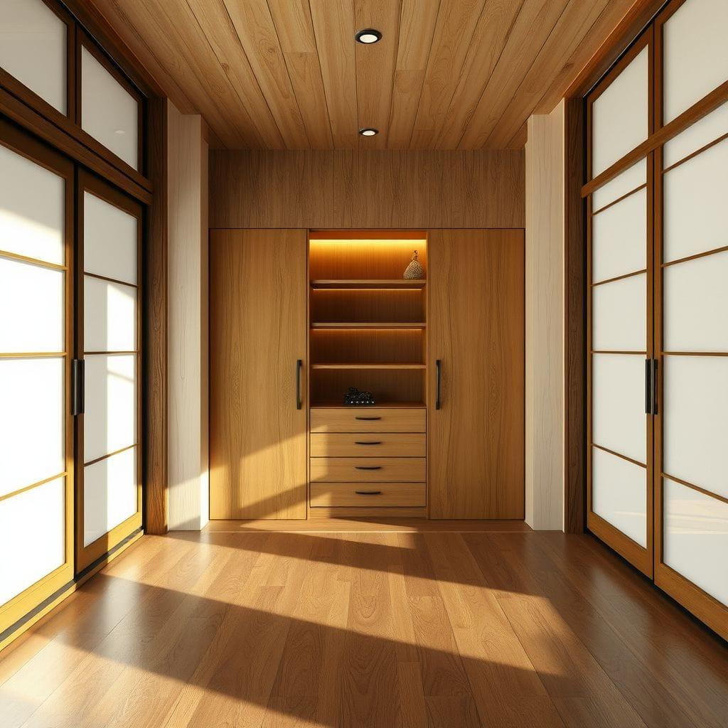 Japanese Design Walk-in Closet design example 4