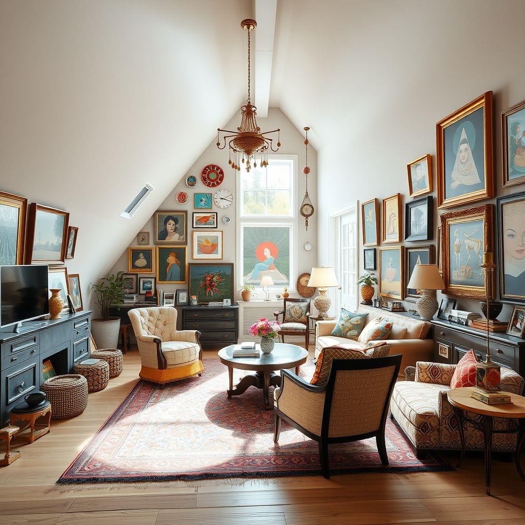 Maximalist Attic design example 3