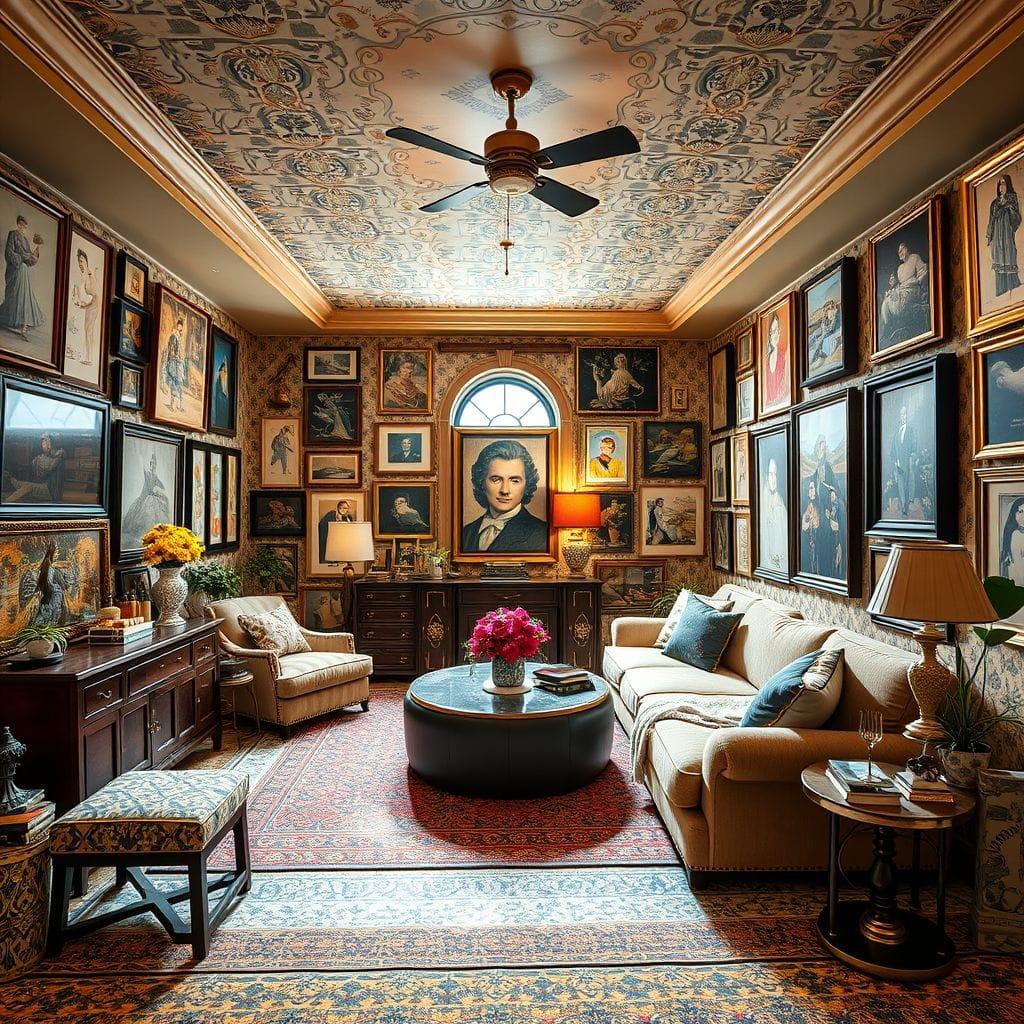 Maximalist Basement design example 1