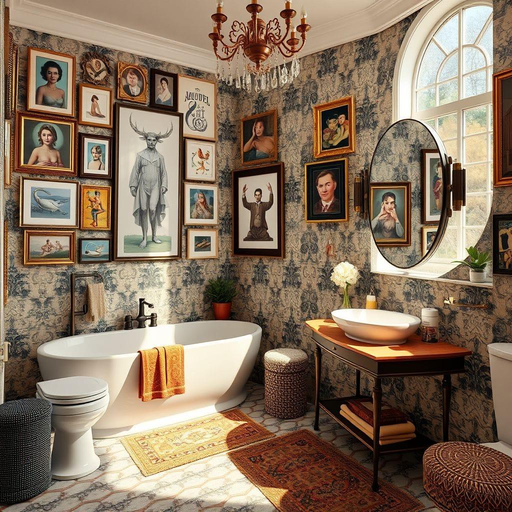 Maximalist Bathroom design example 3
