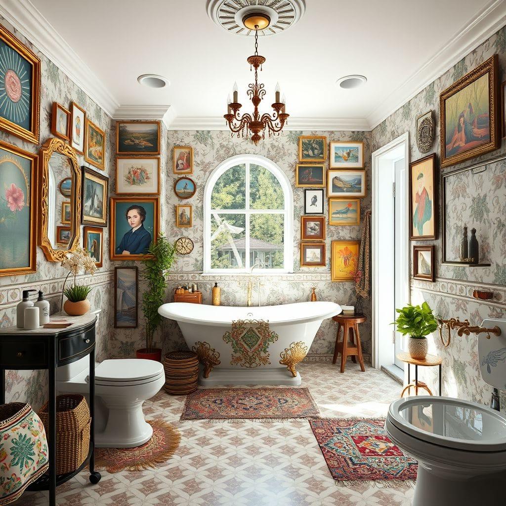 Maximalist Bathroom design example 4