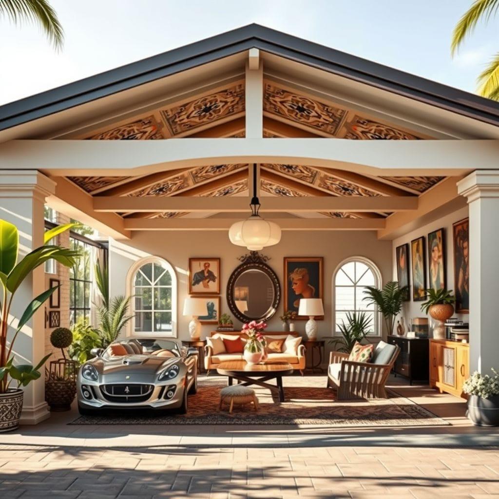Maximalist Carport design example 4