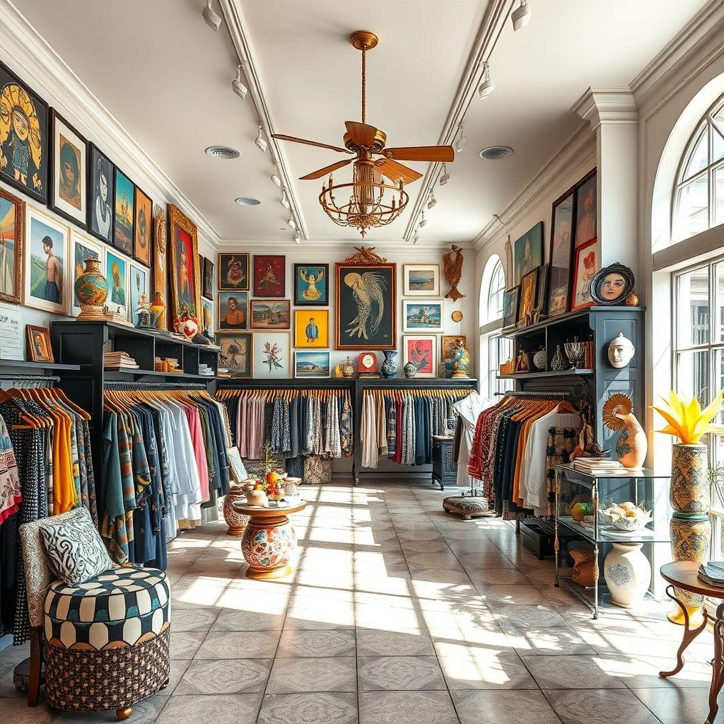 Maximalist Clothing Store design example 2