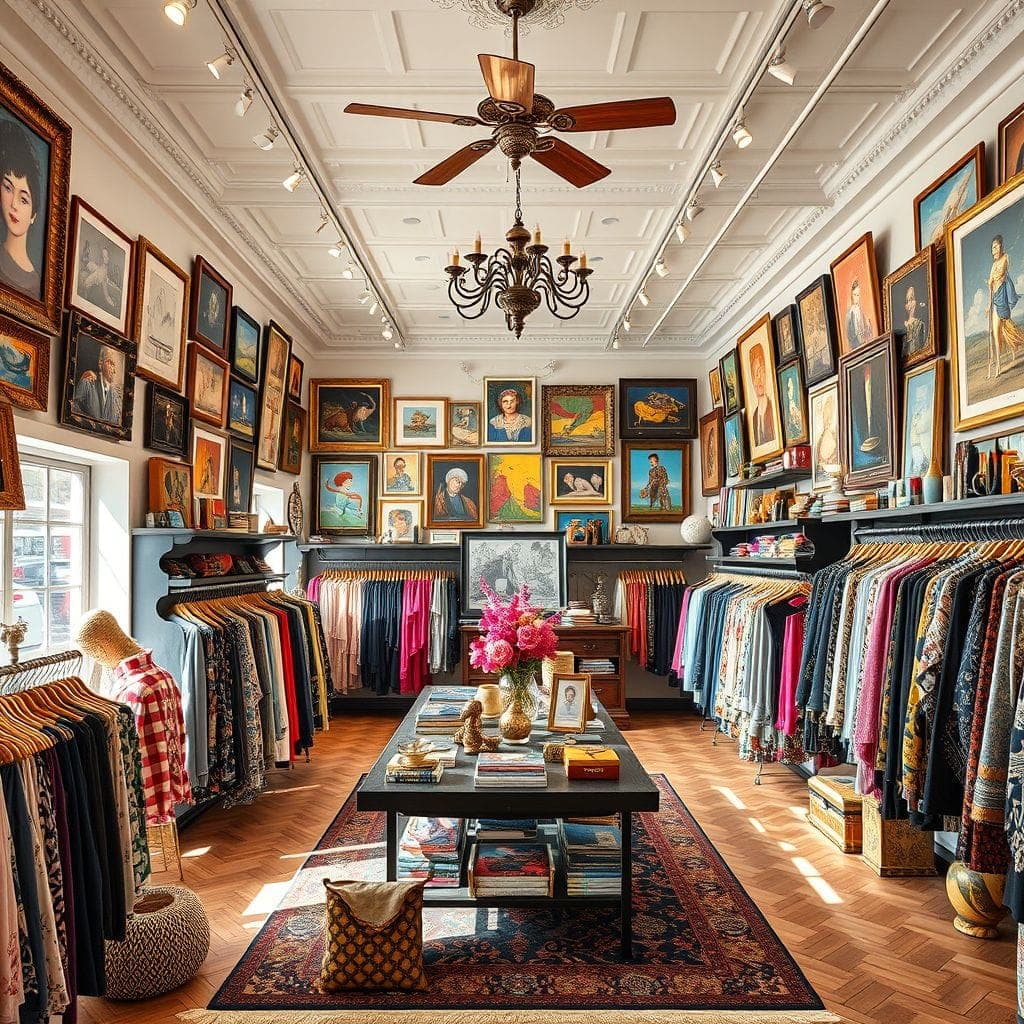 Maximalist Clothing Store design example 3